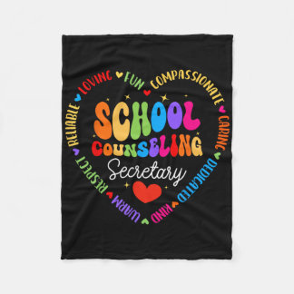Büro der Sekretärin für Schulberatung des Heart Sc Fleecedecke