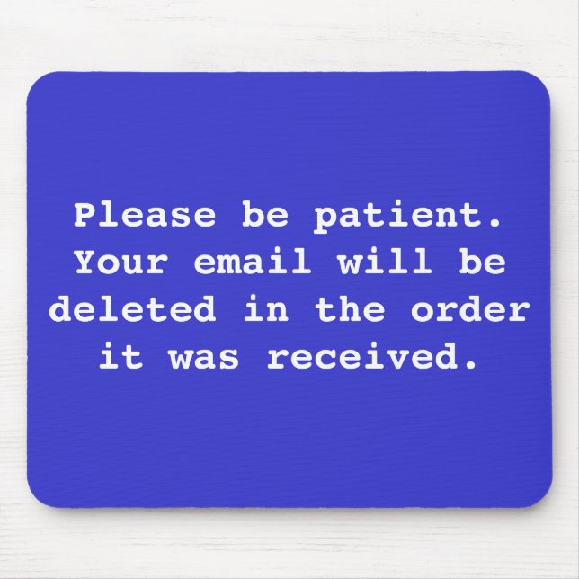 Büro-E-Mail Mousepad (Vorne)