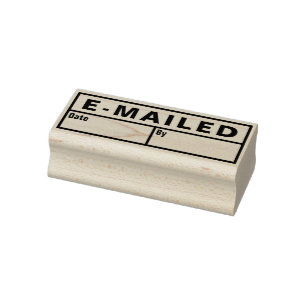 BÜRO E MATED DATUM BRIEFMARKE GUMMISTEMPEL