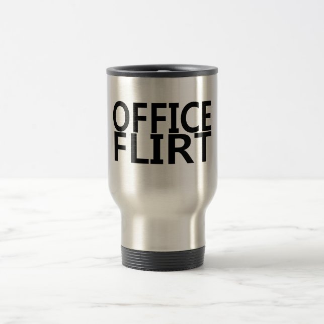 Büro-Flirt Reisebecher (Mittel)