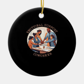 Büro für emotionale Hilfe Keramik Ornament