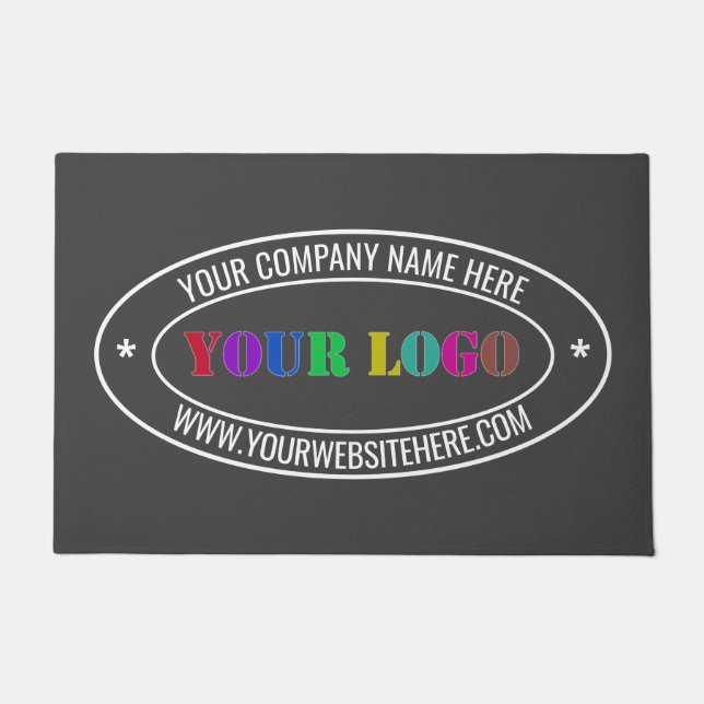 Büro für kundenspezifische Firmenlogos Fußmatte (Vorderseite)