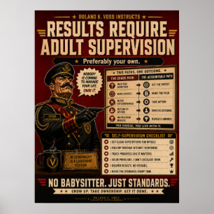 Büro für Rechenschaftspflicht Poster   Roland K. V
