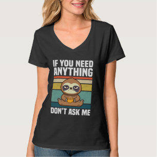 Büro-Humor-Erklärung & Fauler Faultier T-Shirt