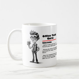 Büro Humor Tech Guru Kaffee Tasse 2