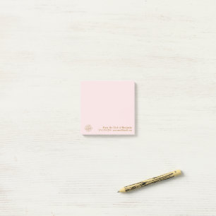 Büro-Logo modern simpel Von Schreibtisch von Post-it Klebezettel