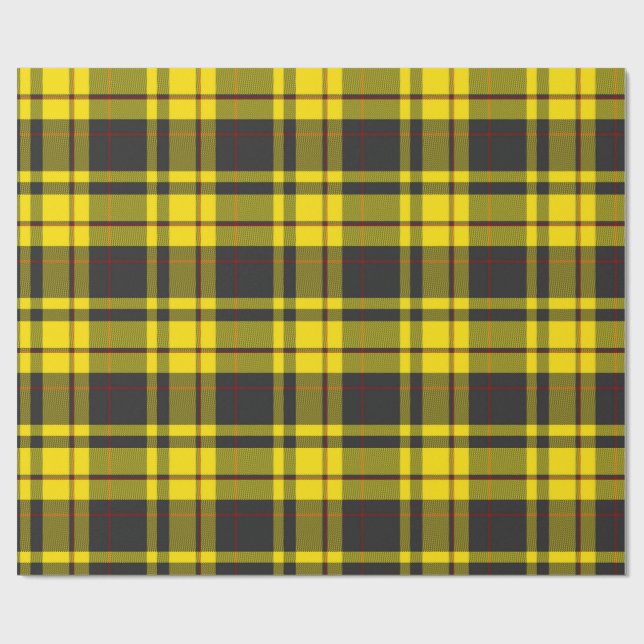 Büro McLeod Tartan Geschenkpapier (Flach)