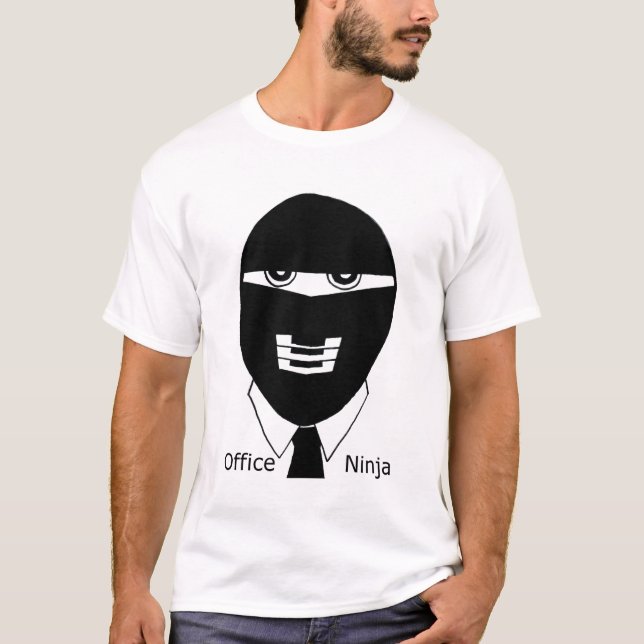 Büro Ninja T - Shirt (Vorderseite)