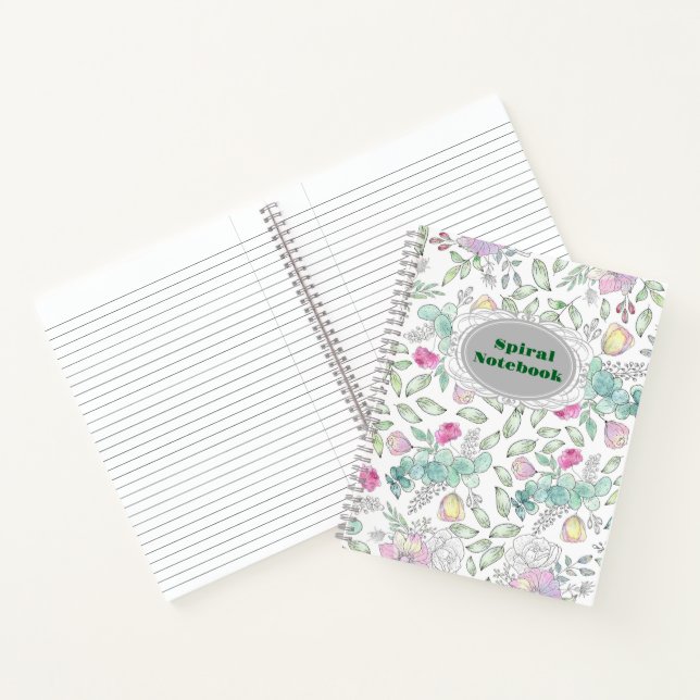 Büro- & Schulbedarf Spiralblock         Notizbuch (Innenseite)