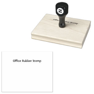 Büro-Stempel mit individuellem Text bedruckt Jet B Gummistempel