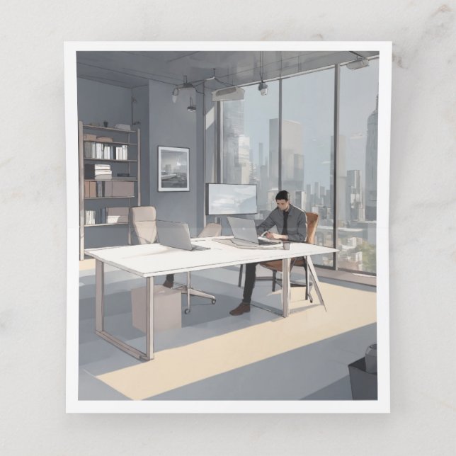 Büro und Schule > Terminkarte (Innenseite Aufgefaltet)