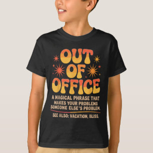 Büro-Witze Sarkastische Zitate Humorvolle Arbeit T-Shirt