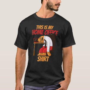 Büro zu Hause Faultier Büro Humor T-Shirt