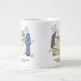 Büroangestellte wurden entdeckt. Office Life Jumbo-Tasse