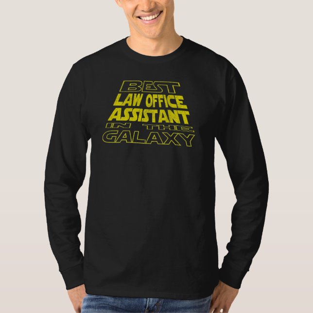 Büroassistent Raum Rückseite Design T-Shirt (Vorderseite)