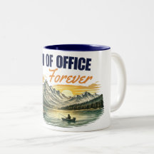 Büroauszeit für immer - Bergdesign beim Angeln