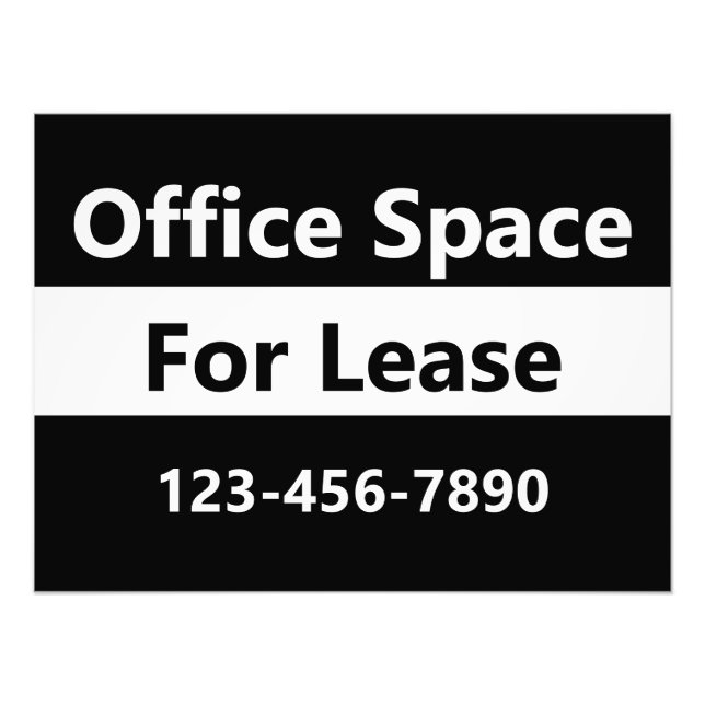 Bürofläche für das Leasing von Schwarz-Weiß-Fenste Fotodruck (Vorne)