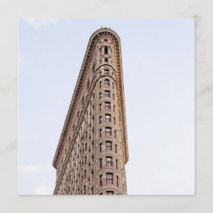 Bürogebäude Flatiron  Menükarte