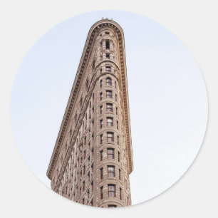 Bürogebäude Flatiron Runder Aufkleber