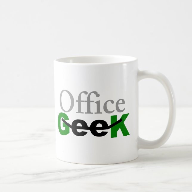 Bürogeek-Tasse Kaffeetasse (Rechts)