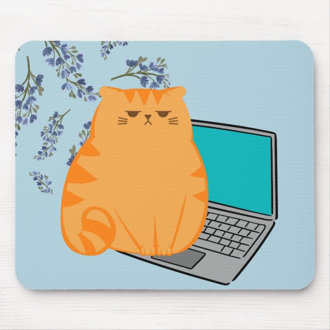 Bürokatze Mousepad (Vorne)