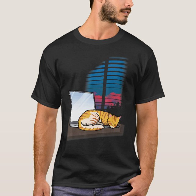 Bürokatze T-Shirt (Vorderseite)