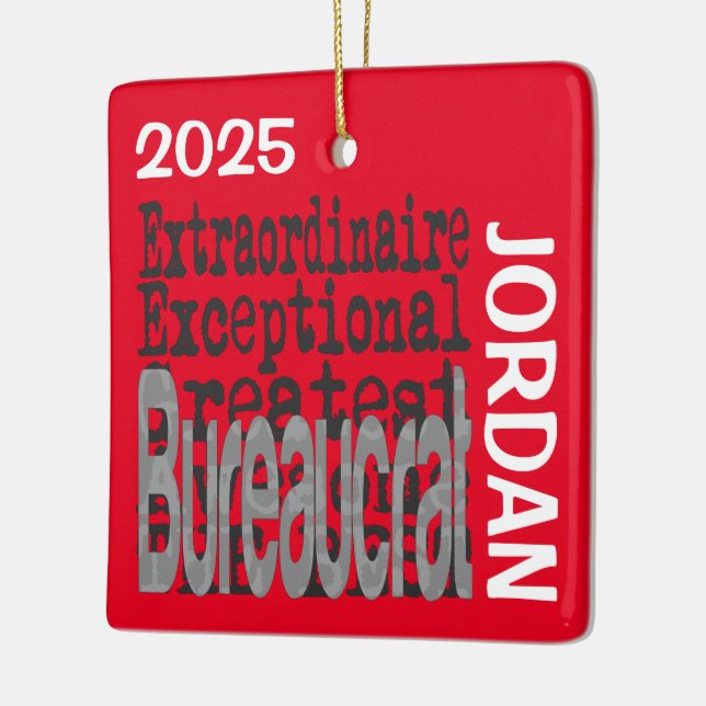Bürokrat Extraordinär CUSTOM Keramikornament (Links)