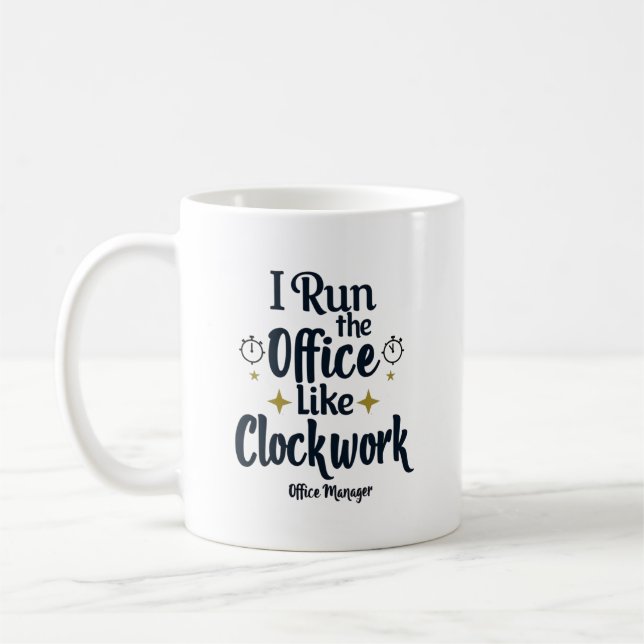 Büroleiter-Beförderungs-Gratulationsgeschenk Kaffeetasse (Links)