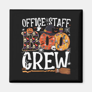 Büropersonal Boo Crew Lustiges Halloween-Matching- Magnet