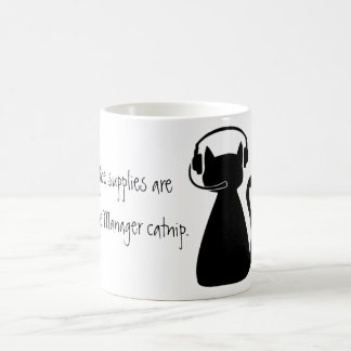 Bürozubehöre sind Bühne-Manager-Katzenminze Kaffeetasse