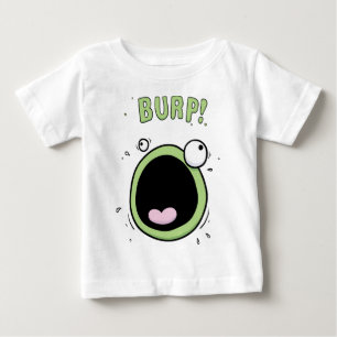 Burp Monster Funny Baby Long Sleeve T - Shirt Jump