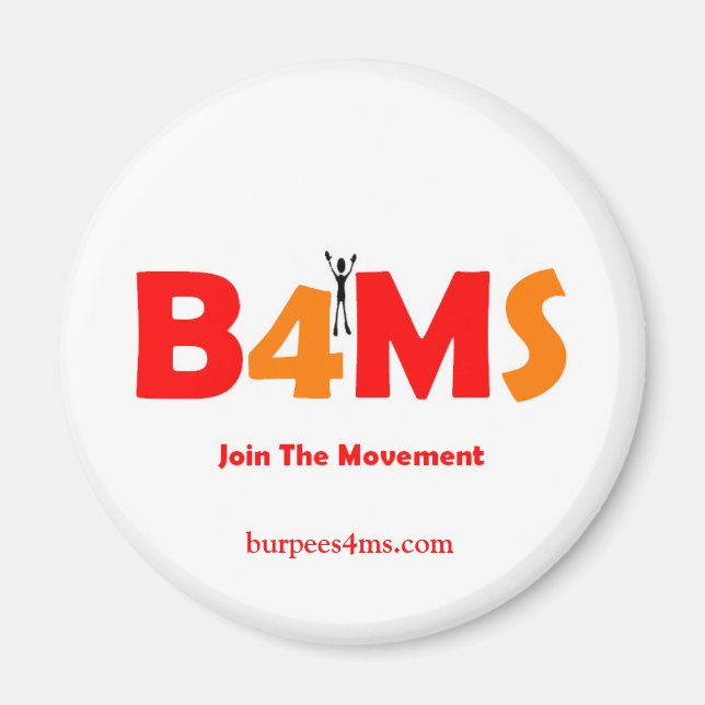 Burpees 4 MS Magnet (Vorne)