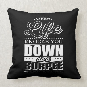 Burpees Fitness-Turnhalleworkout-Inspiration Kissen