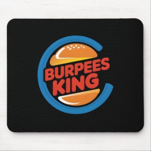 Burpees König Cardio Fitnessstudio Bodybuilding Bu Mousepad