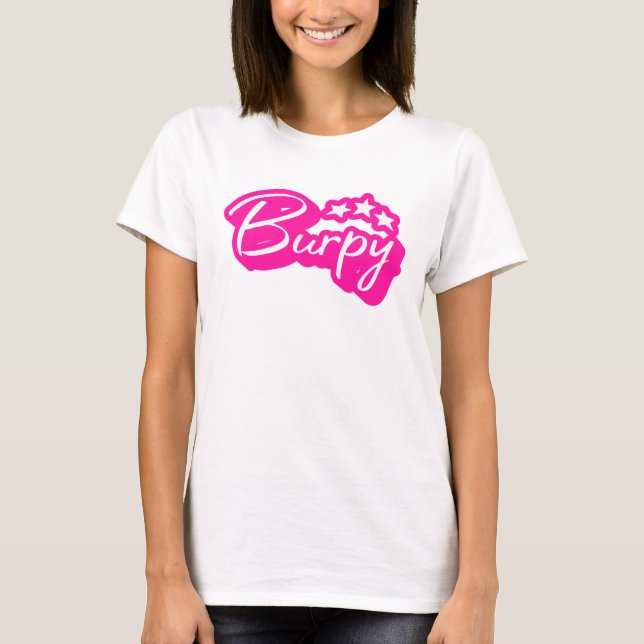 Burpy Glam Retro Vintag T-Shirt (Vorderseite)
