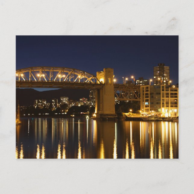Burrard Bridge, Vancouver Postcard Postkarte (Vorderseite)