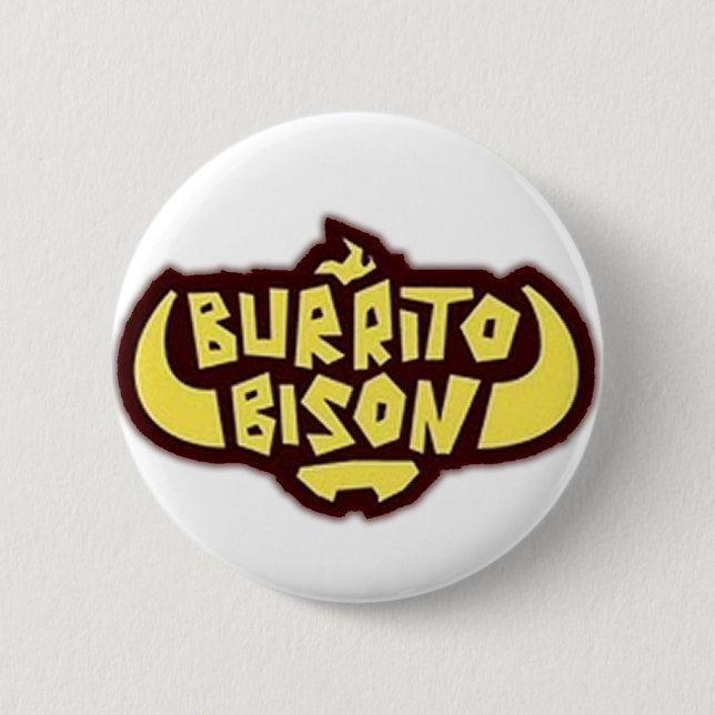 Burrito-Bison-Knopf Button (Vorderseite)