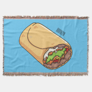 Burrito-Cartoon-Abbildung Decke