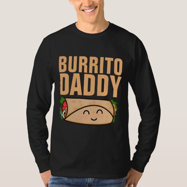 BURRITO DADDY VATER MENS T - SHIRT (Vorderseite)