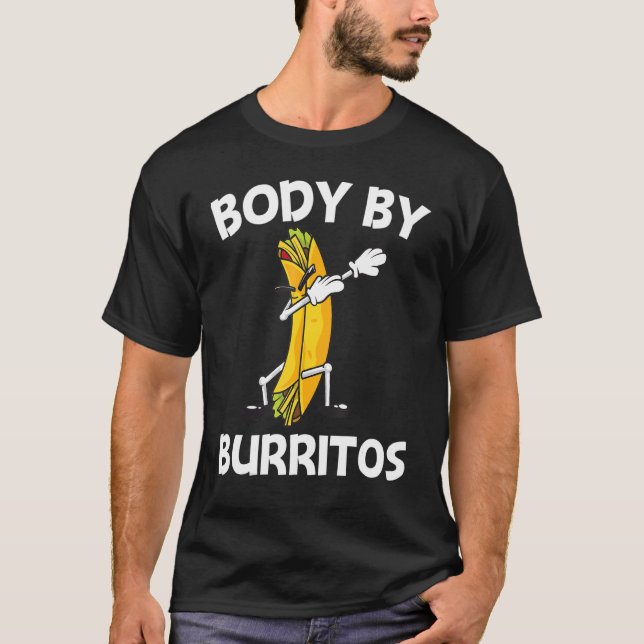 Burrito für Männer Frauen Burritos Taco Salsa Mexi T-Shirt (Vorderseite)