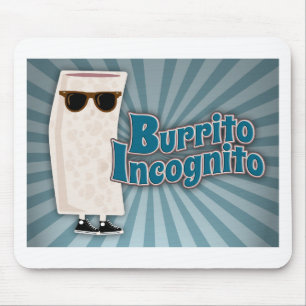 Burrito inkognito 2 mousepad