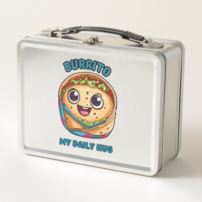 Burrito My Daily Hug Metall Brotdose (Vorderseite)