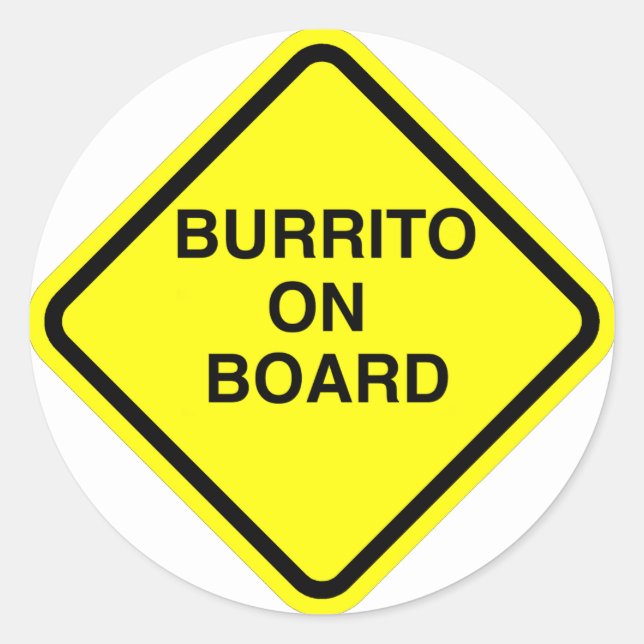 Burrito Sticker (Vorderseite)