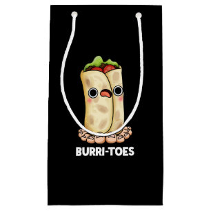 Burritoes Funny Burrito Pun Dark BG Kleine Geschenktüte