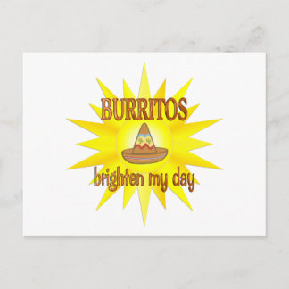 Burritos Brighten Postkarte