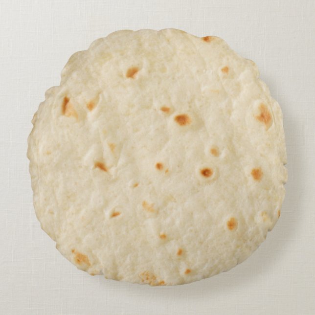 Burritos, Riesentortilla Rundes Kissen (Vorderseite)