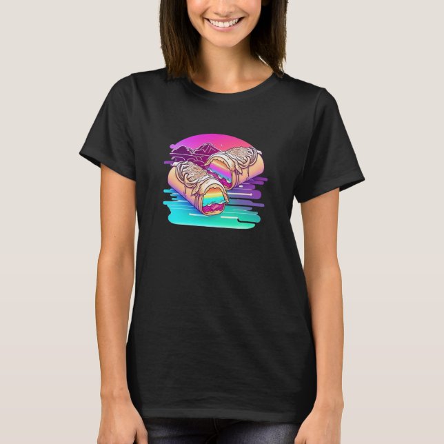 Burritos With a Futuristic Vibe for a Modern Twist T-Shirt (Vorderseite)