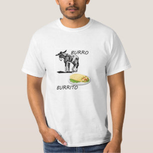 Burro gegen Burrito T-Shirt