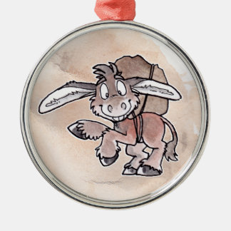 Burro Silbernes Ornament