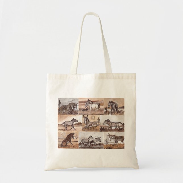 Burros sauvages du sac fourre-tout LLMartin à (Devant)